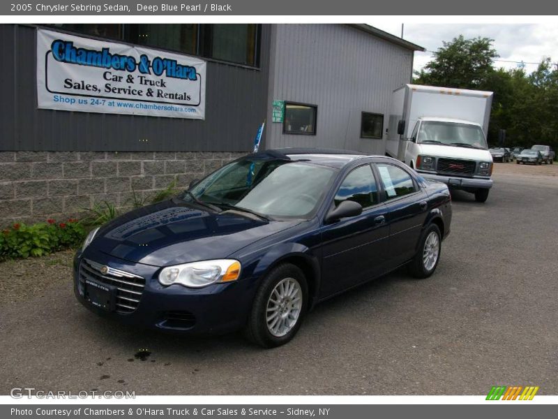 Deep Blue Pearl / Black 2005 Chrysler Sebring Sedan