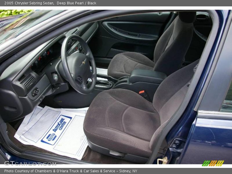 Deep Blue Pearl / Black 2005 Chrysler Sebring Sedan