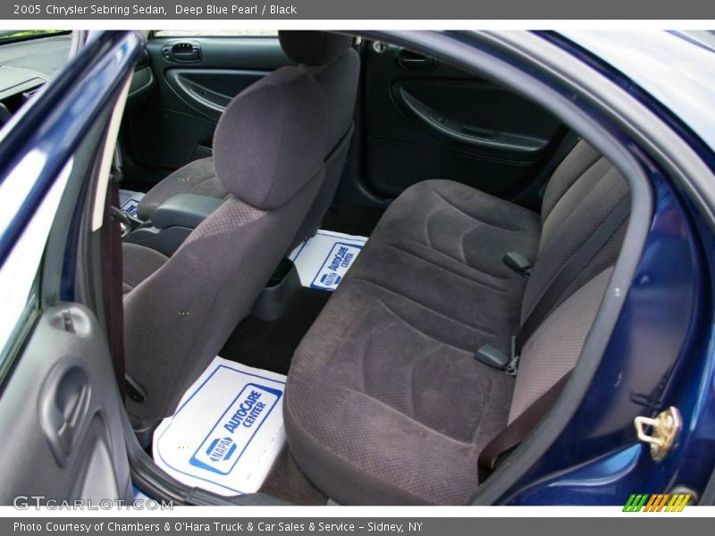 Deep Blue Pearl / Black 2005 Chrysler Sebring Sedan