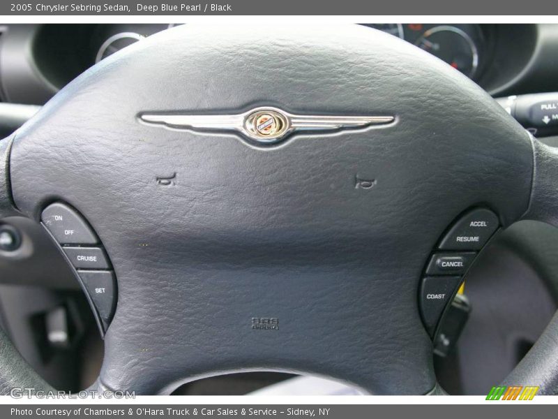 Deep Blue Pearl / Black 2005 Chrysler Sebring Sedan