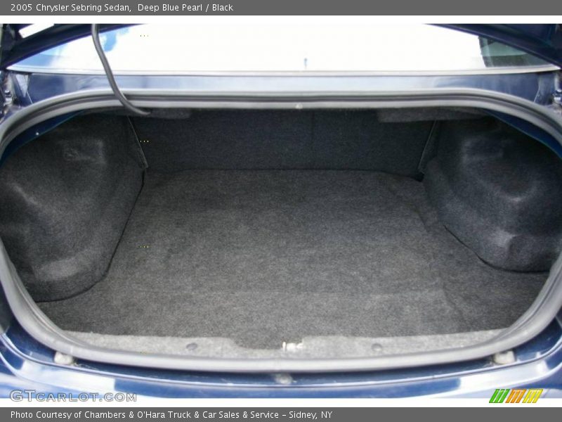 Deep Blue Pearl / Black 2005 Chrysler Sebring Sedan