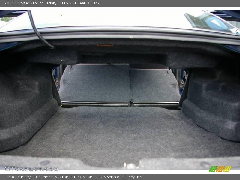 Deep Blue Pearl / Black 2005 Chrysler Sebring Sedan
