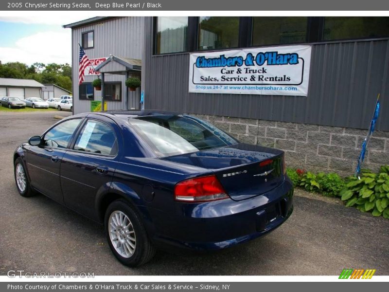 Deep Blue Pearl / Black 2005 Chrysler Sebring Sedan