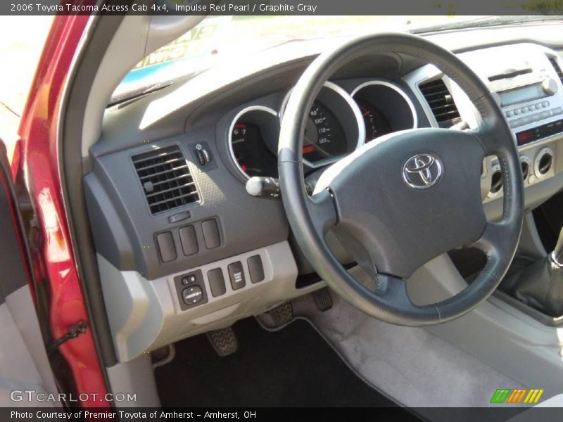 Impulse Red Pearl / Graphite Gray 2006 Toyota Tacoma Access Cab 4x4