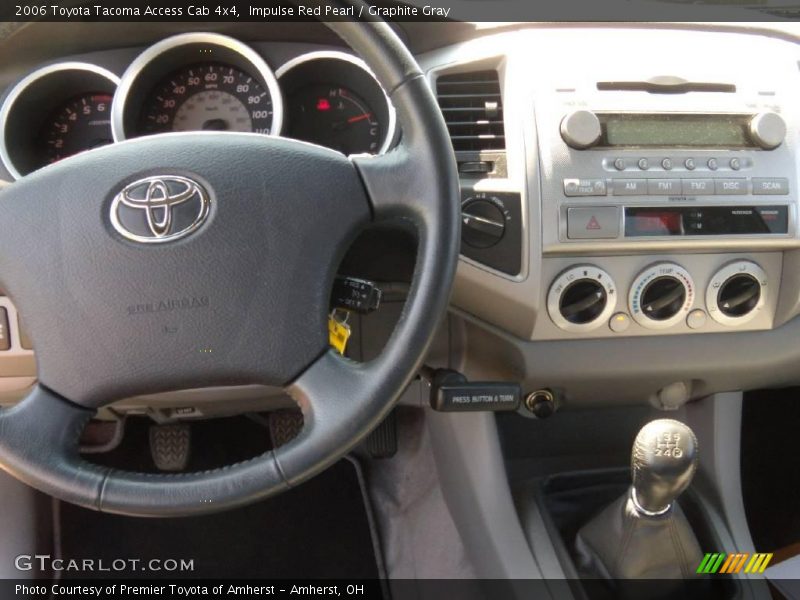 Impulse Red Pearl / Graphite Gray 2006 Toyota Tacoma Access Cab 4x4