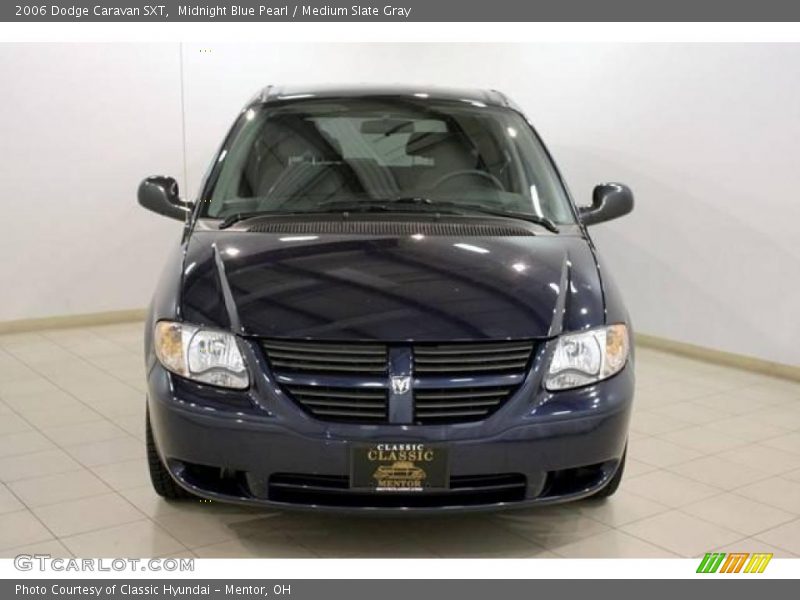 Midnight Blue Pearl / Medium Slate Gray 2006 Dodge Caravan SXT