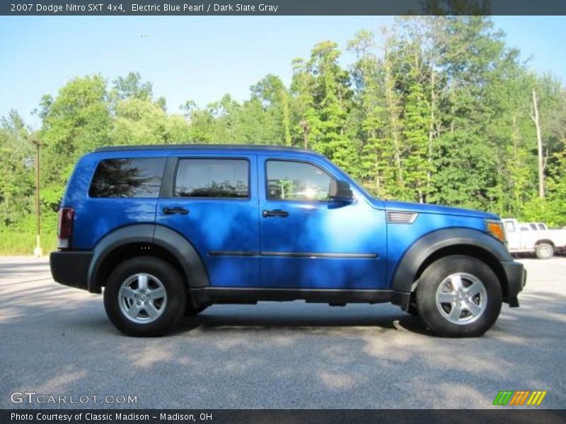 Electric Blue Pearl / Dark Slate Gray 2007 Dodge Nitro SXT 4x4