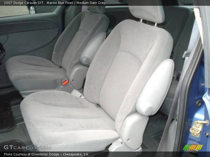 Marine Blue Pearl / Medium Slate Gray 2007 Dodge Caravan SXT