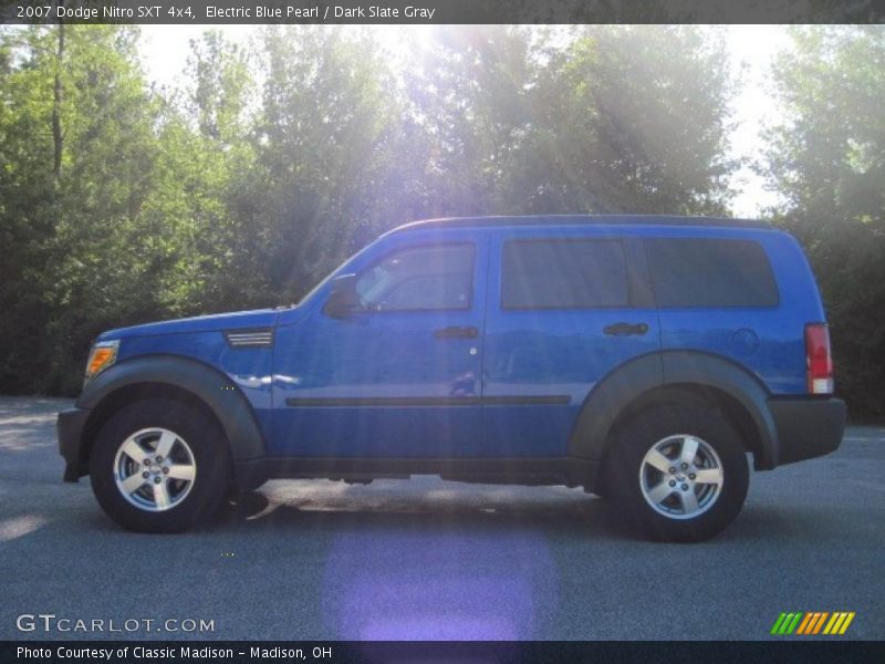 Electric Blue Pearl / Dark Slate Gray 2007 Dodge Nitro SXT 4x4