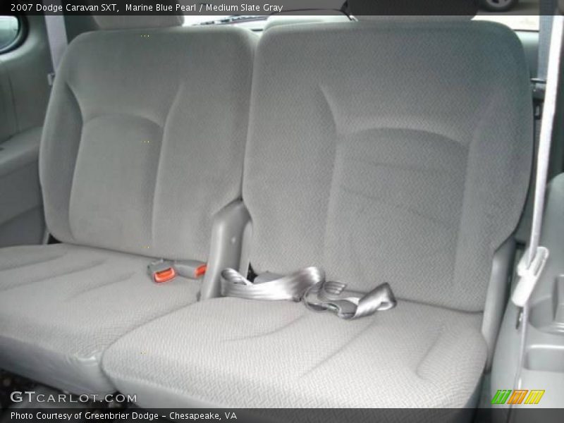 Marine Blue Pearl / Medium Slate Gray 2007 Dodge Caravan SXT