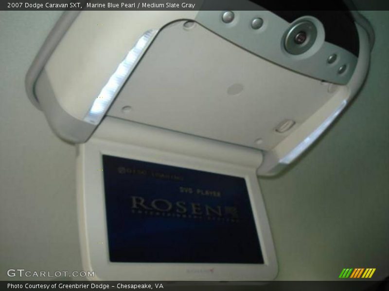 Marine Blue Pearl / Medium Slate Gray 2007 Dodge Caravan SXT