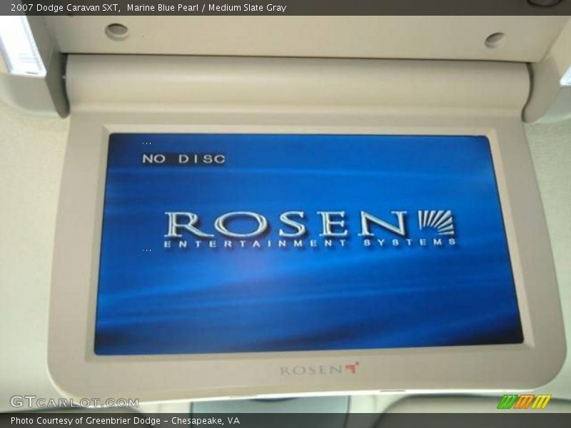 Marine Blue Pearl / Medium Slate Gray 2007 Dodge Caravan SXT