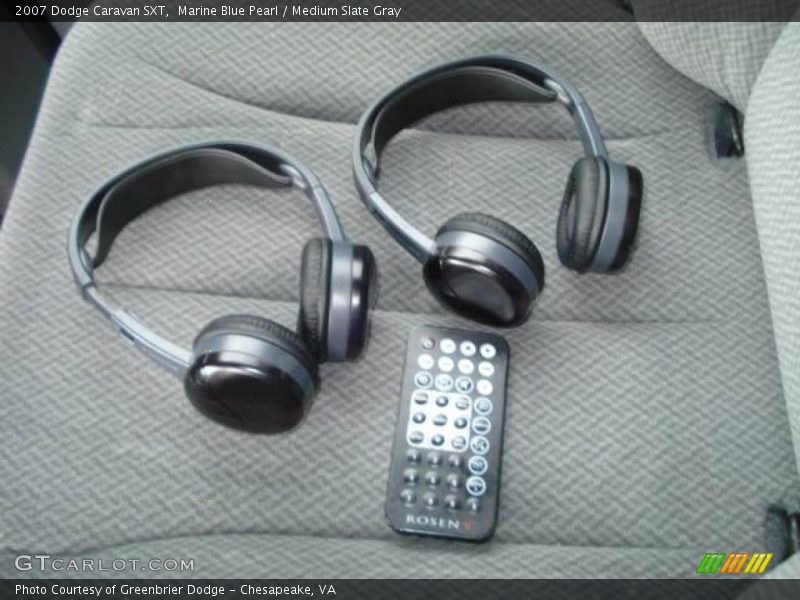 Marine Blue Pearl / Medium Slate Gray 2007 Dodge Caravan SXT