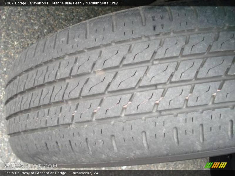 Marine Blue Pearl / Medium Slate Gray 2007 Dodge Caravan SXT