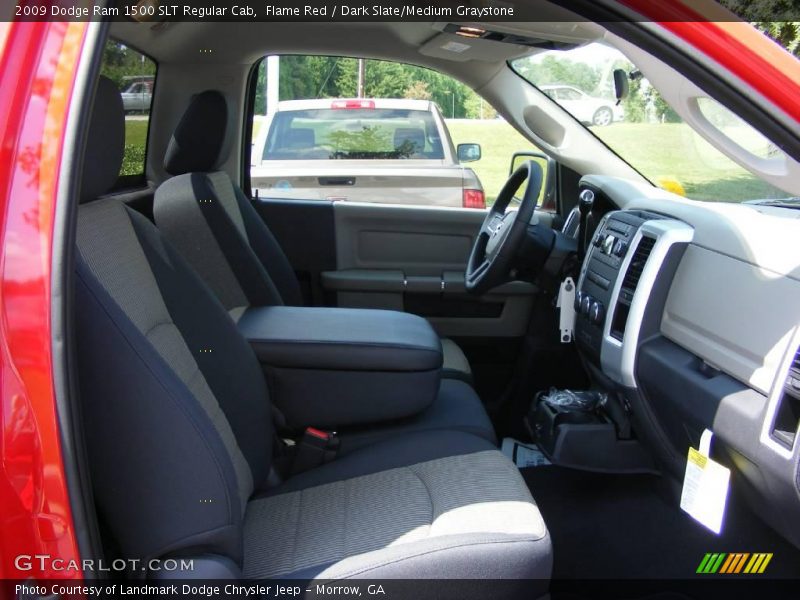 Flame Red / Dark Slate/Medium Graystone 2009 Dodge Ram 1500 SLT Regular Cab