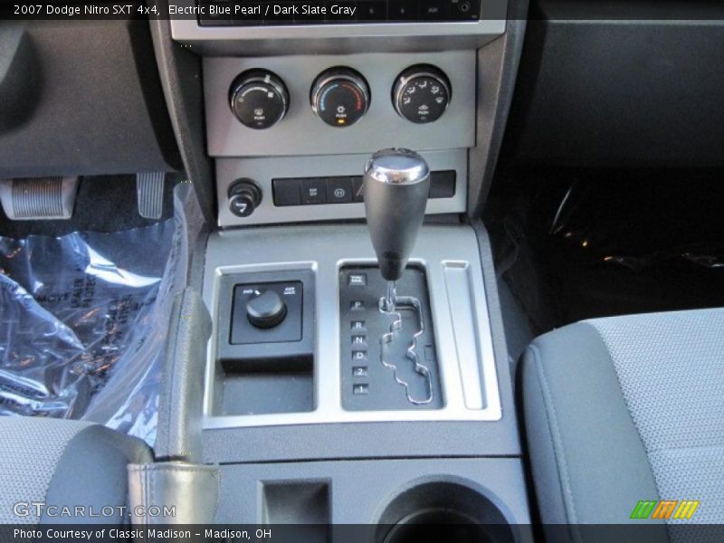 Electric Blue Pearl / Dark Slate Gray 2007 Dodge Nitro SXT 4x4