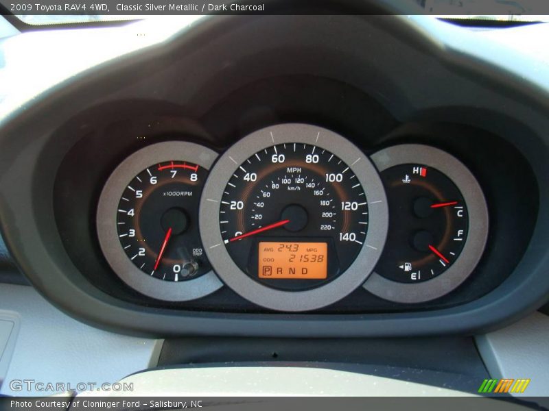Classic Silver Metallic / Dark Charcoal 2009 Toyota RAV4 4WD