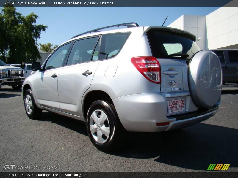 Classic Silver Metallic / Dark Charcoal 2009 Toyota RAV4 4WD