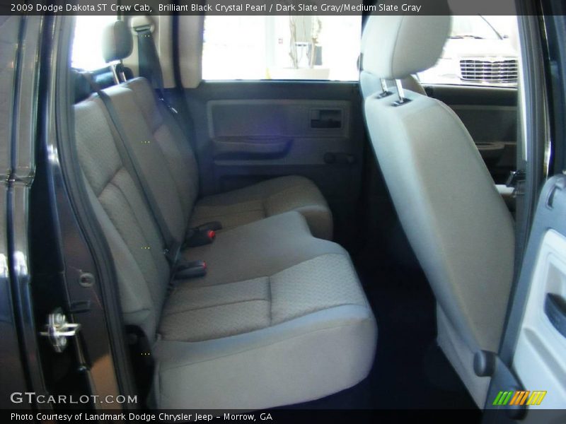 Brilliant Black Crystal Pearl / Dark Slate Gray/Medium Slate Gray 2009 Dodge Dakota ST Crew Cab