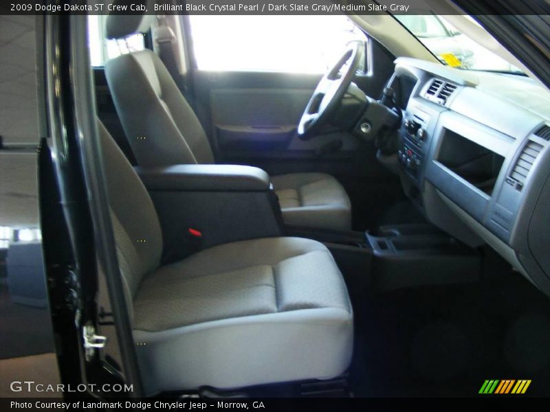 Brilliant Black Crystal Pearl / Dark Slate Gray/Medium Slate Gray 2009 Dodge Dakota ST Crew Cab