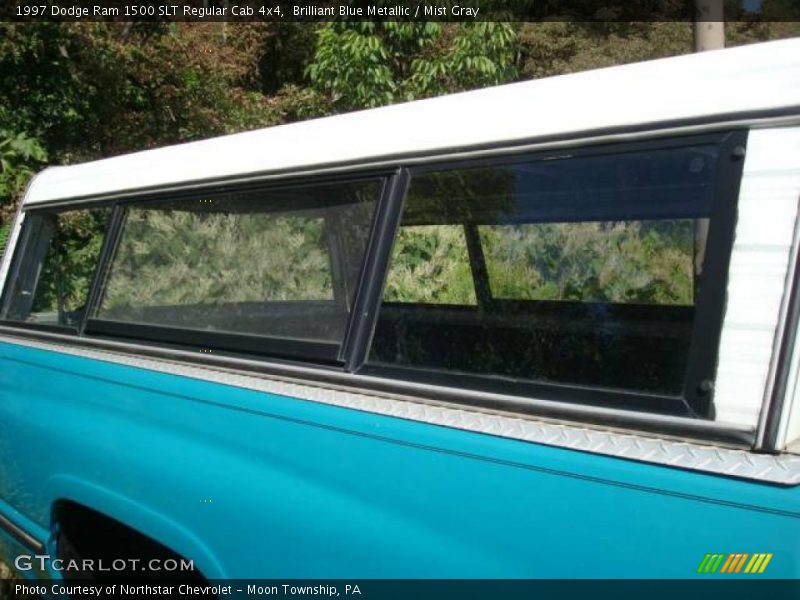 Brilliant Blue Metallic / Mist Gray 1997 Dodge Ram 1500 SLT Regular Cab 4x4