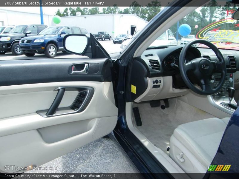 Regal Blue Pearl / Ivory 2007 Subaru Legacy 2.5i Sedan