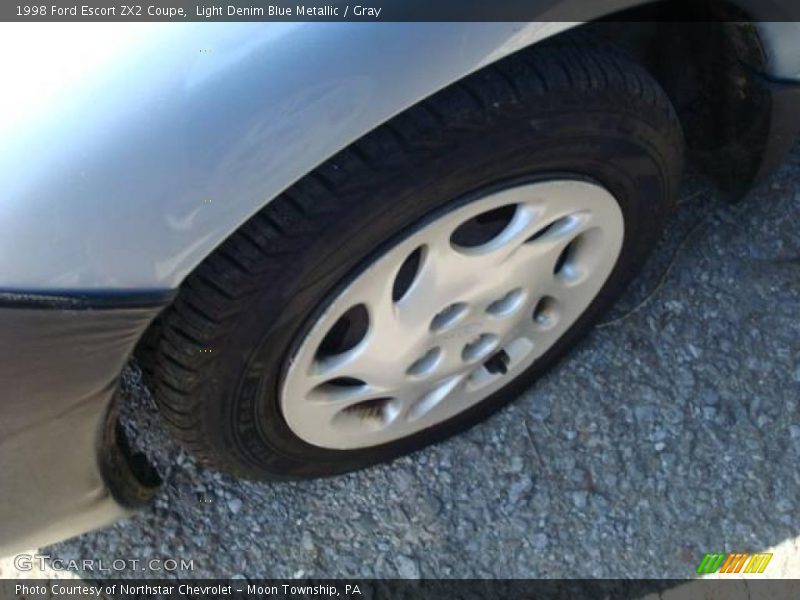 Light Denim Blue Metallic / Gray 1998 Ford Escort ZX2 Coupe