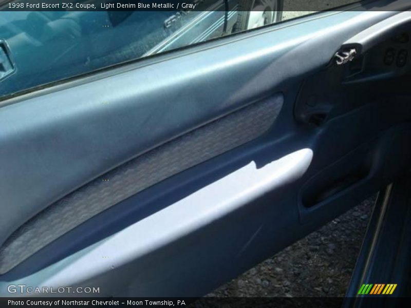 Light Denim Blue Metallic / Gray 1998 Ford Escort ZX2 Coupe