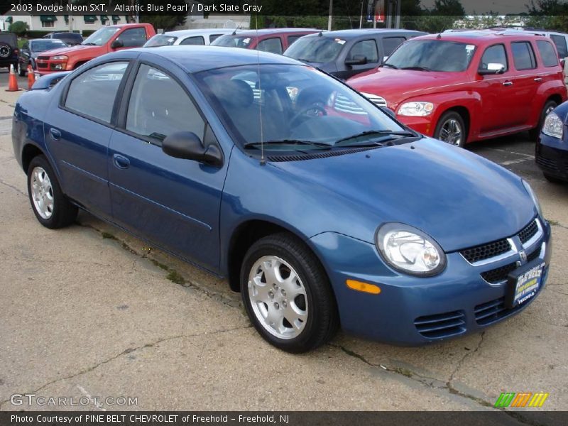 Atlantic Blue Pearl / Dark Slate Gray 2003 Dodge Neon SXT