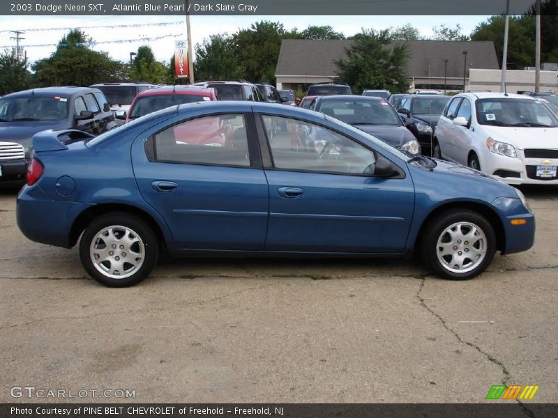 Atlantic Blue Pearl / Dark Slate Gray 2003 Dodge Neon SXT