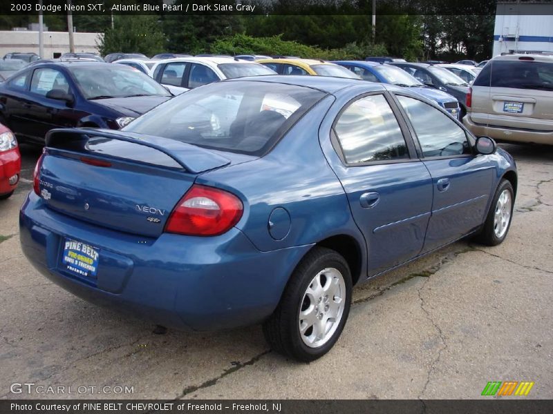 Atlantic Blue Pearl / Dark Slate Gray 2003 Dodge Neon SXT