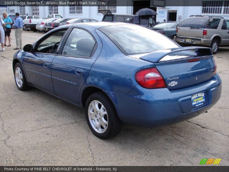 Atlantic Blue Pearl / Dark Slate Gray 2003 Dodge Neon SXT