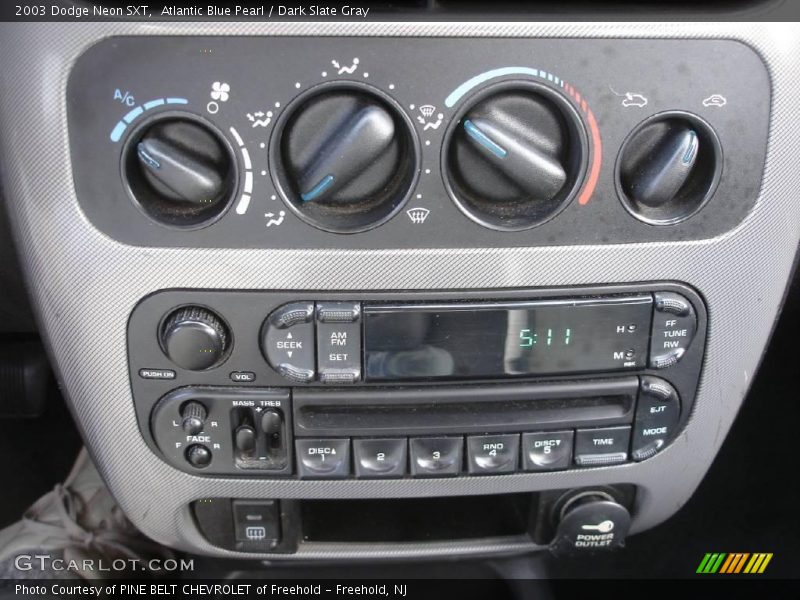 Atlantic Blue Pearl / Dark Slate Gray 2003 Dodge Neon SXT