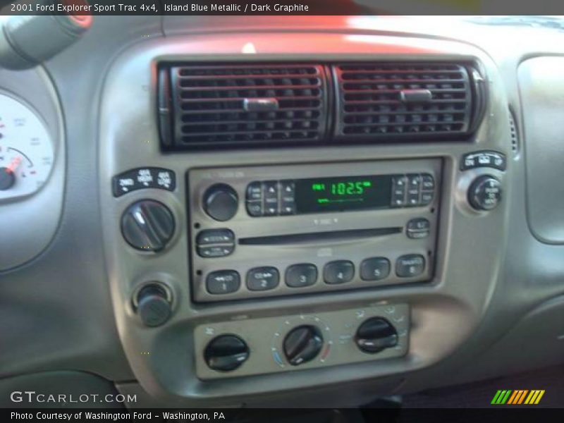 Island Blue Metallic / Dark Graphite 2001 Ford Explorer Sport Trac 4x4