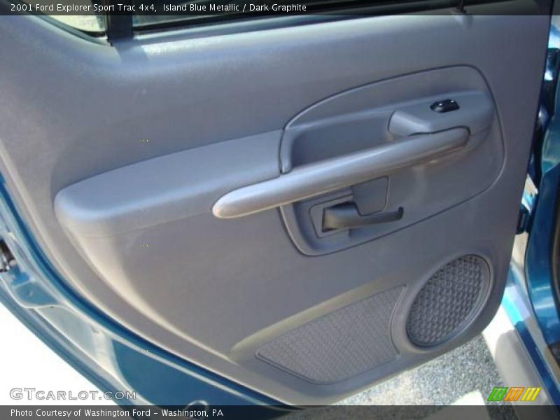 Island Blue Metallic / Dark Graphite 2001 Ford Explorer Sport Trac 4x4