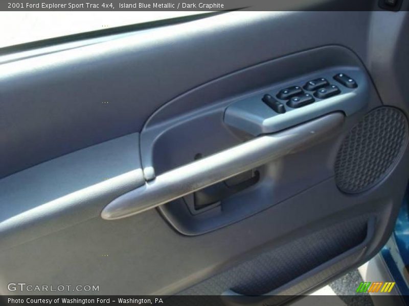 Island Blue Metallic / Dark Graphite 2001 Ford Explorer Sport Trac 4x4