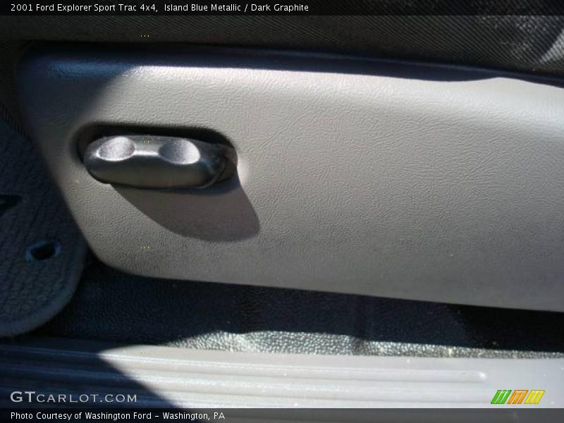 Island Blue Metallic / Dark Graphite 2001 Ford Explorer Sport Trac 4x4