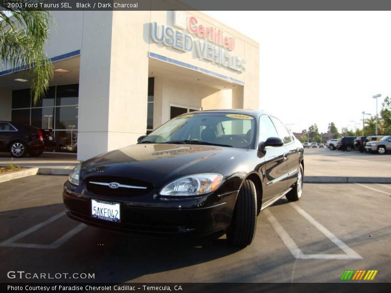 Black / Dark Charcoal 2003 Ford Taurus SEL