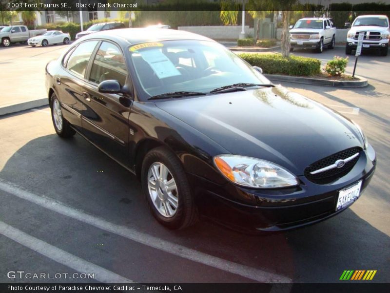 Black / Dark Charcoal 2003 Ford Taurus SEL