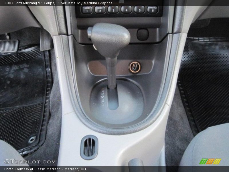 Silver Metallic / Medium Graphite 2003 Ford Mustang V6 Coupe