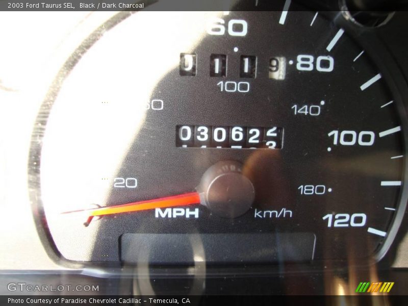 Black / Dark Charcoal 2003 Ford Taurus SEL