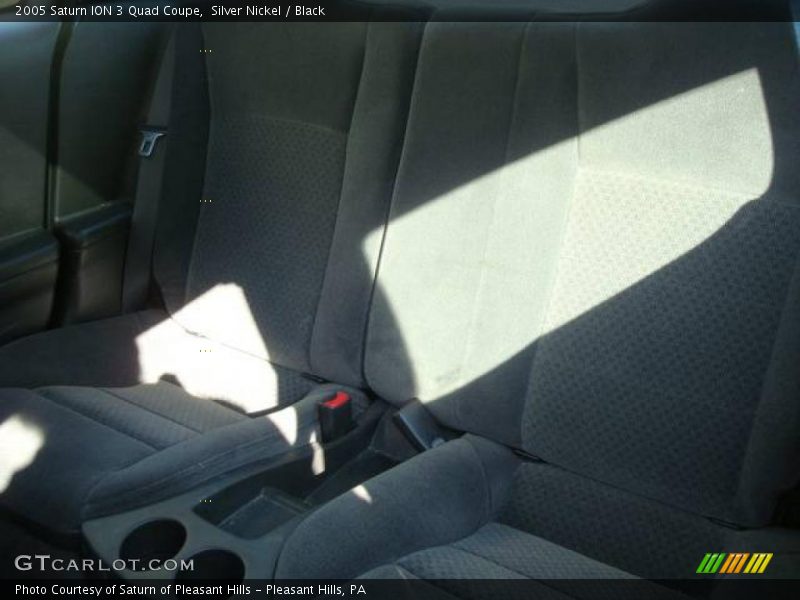 Silver Nickel / Black 2005 Saturn ION 3 Quad Coupe