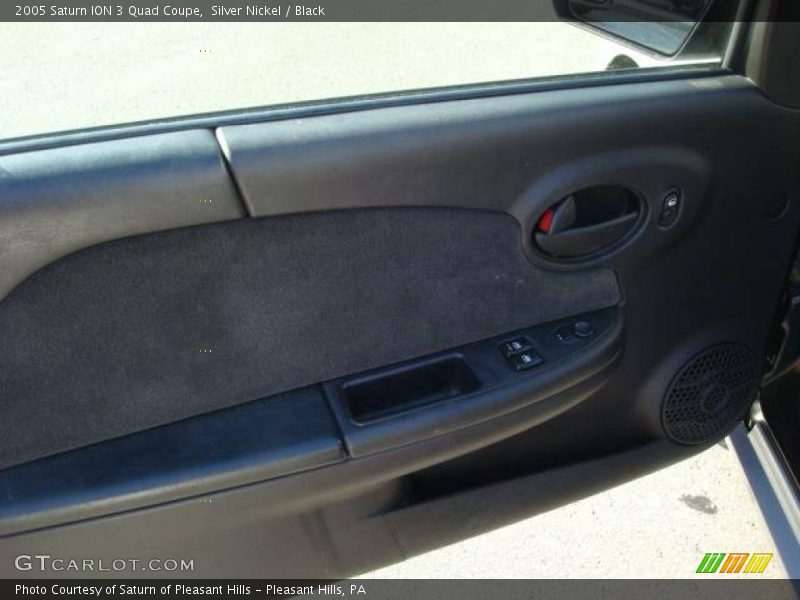 Silver Nickel / Black 2005 Saturn ION 3 Quad Coupe