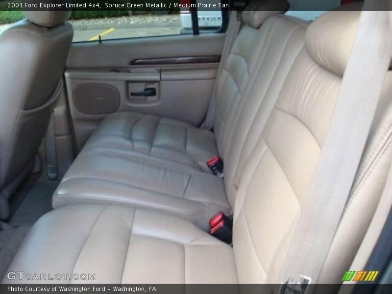 Spruce Green Metallic / Medium Prairie Tan 2001 Ford Explorer Limited 4x4
