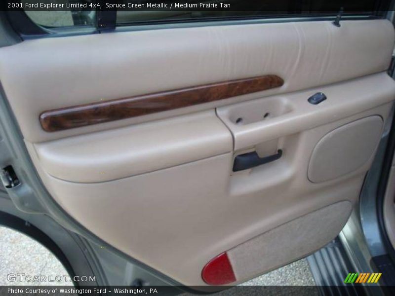 Spruce Green Metallic / Medium Prairie Tan 2001 Ford Explorer Limited 4x4