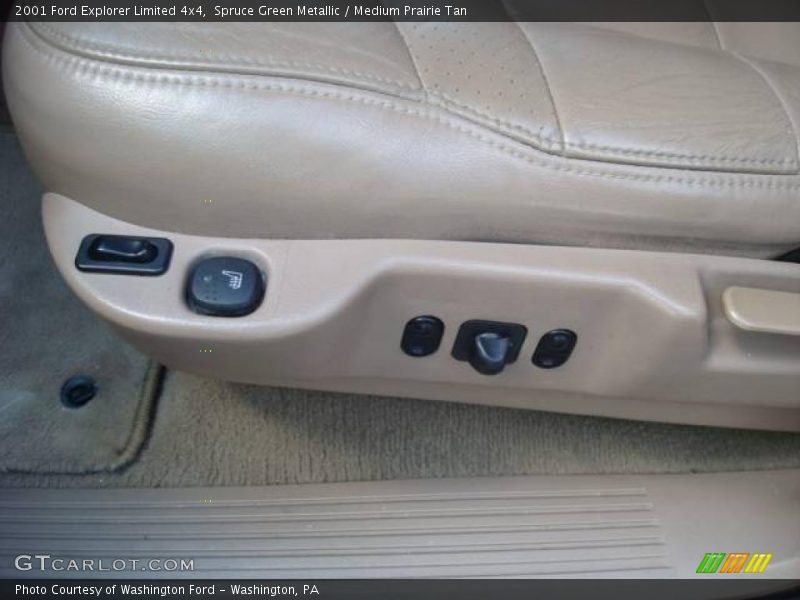 Spruce Green Metallic / Medium Prairie Tan 2001 Ford Explorer Limited 4x4