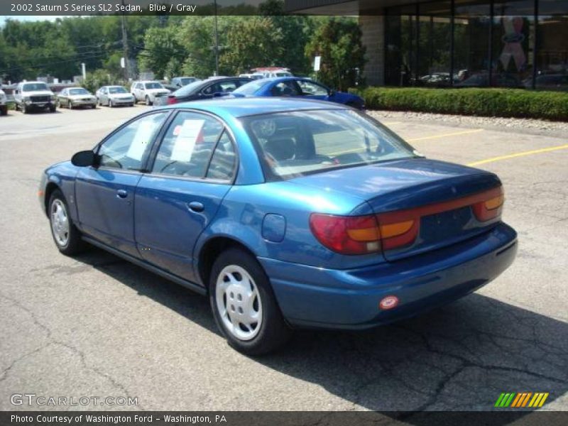 Blue / Gray 2002 Saturn S Series SL2 Sedan