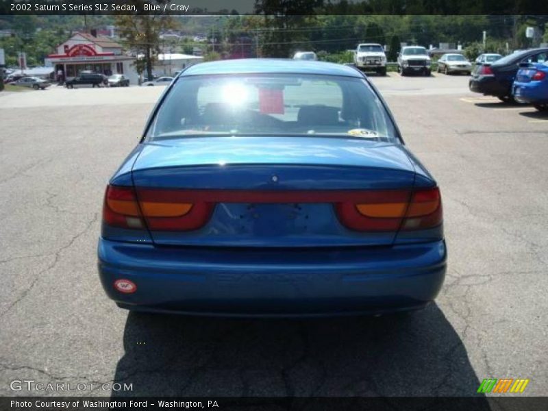 Blue / Gray 2002 Saturn S Series SL2 Sedan