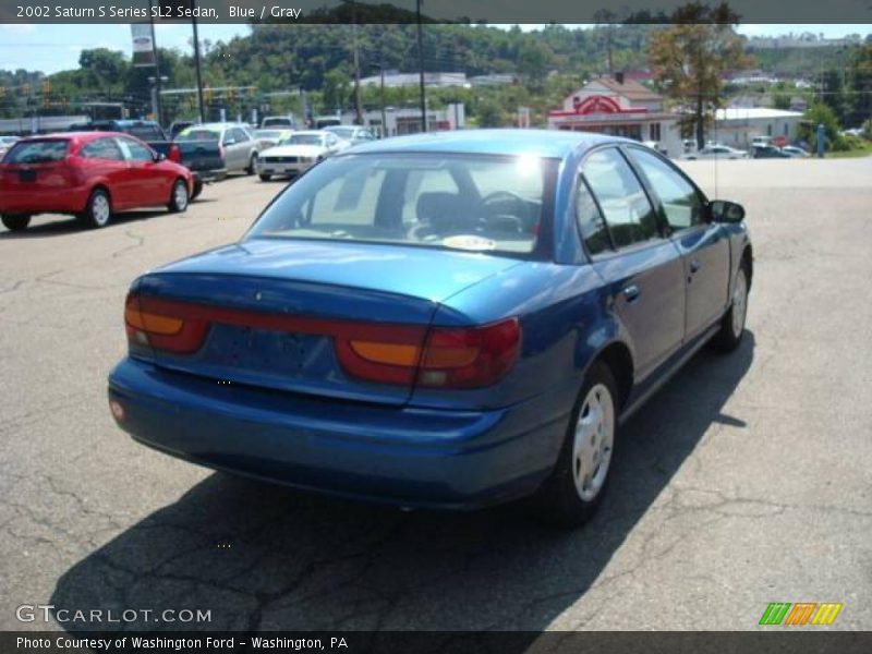 Blue / Gray 2002 Saturn S Series SL2 Sedan