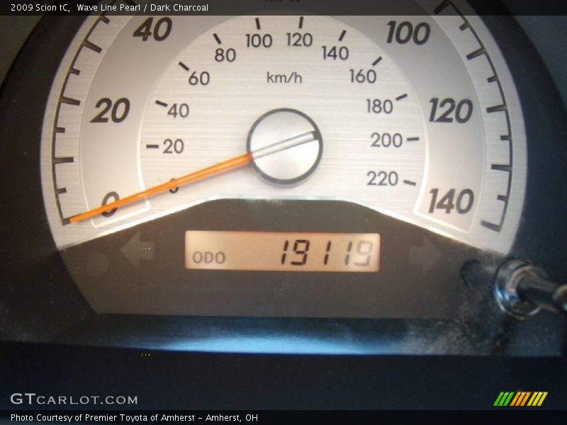 Wave Line Pearl / Dark Charcoal 2009 Scion tC